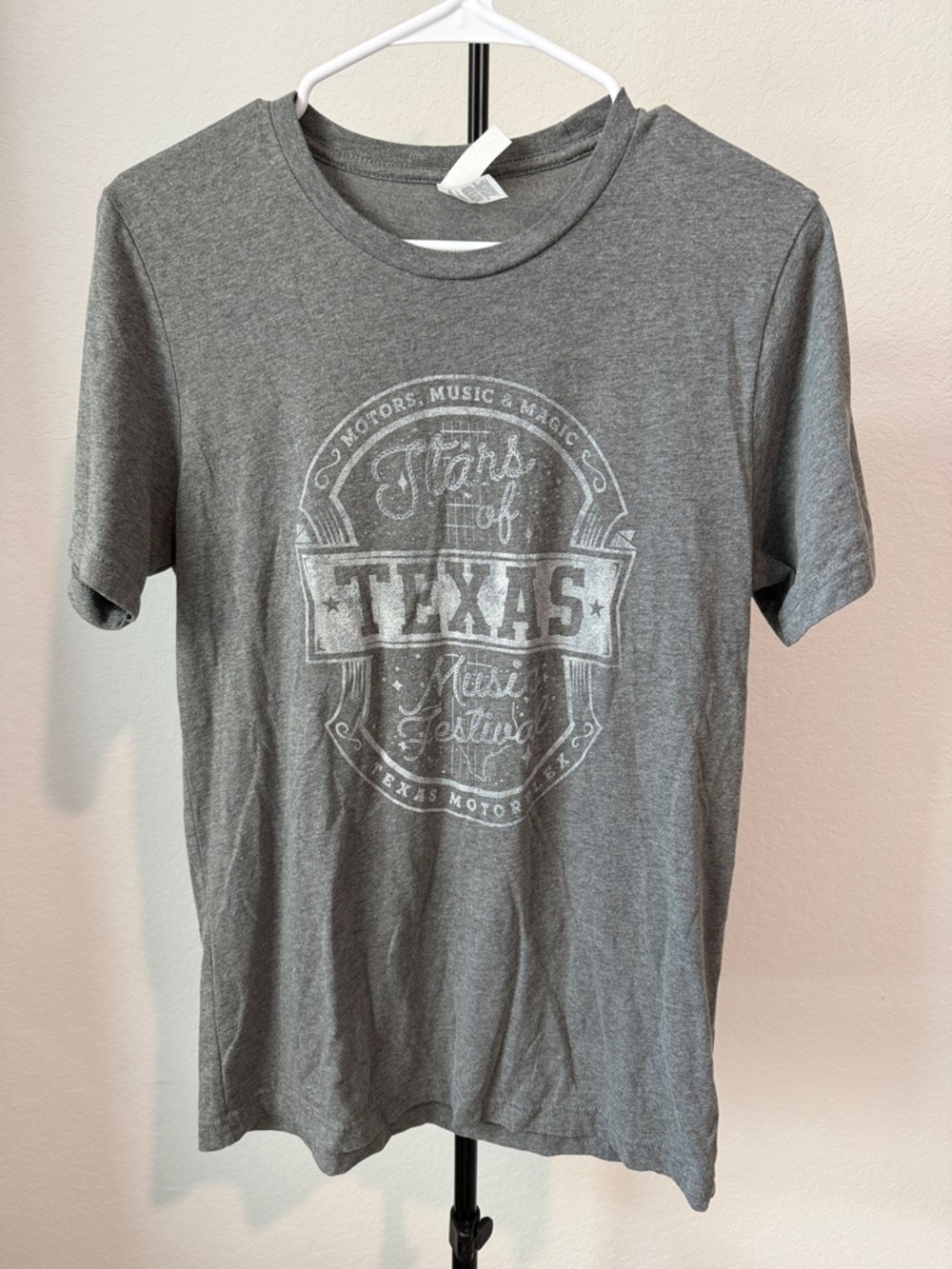 🌿 Gray 'Stars of Texas' Graphic Tee